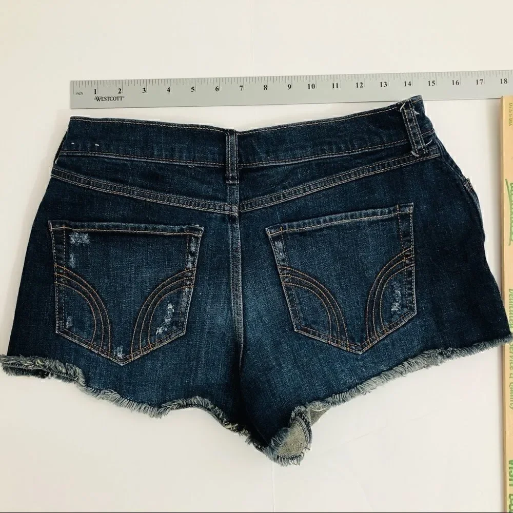 Set of TWO Size 7 Distressed Jean Shorts!!